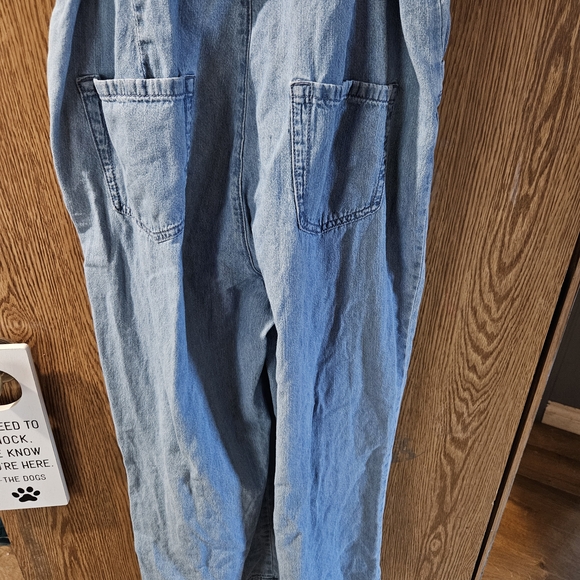 Rewash Denim Sleeveless Jumpsuit - Picture 8 of 8